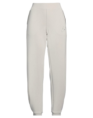 EA7 Casual trouser Light grey 48% Polyester, 45% Modal, 7% Elastane