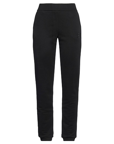 EA7 Casual pants Black 88% Cotton, 12% Elastane
