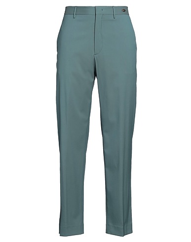 TAGLIATORE Pantalone Verde salvia 65% Lana Vergine, 31% Poliammide, 4% Elastan