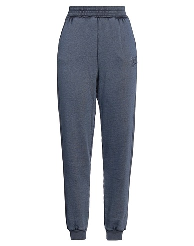 EA7 Casual trouser Navy blue 100% Cotton, Elastane