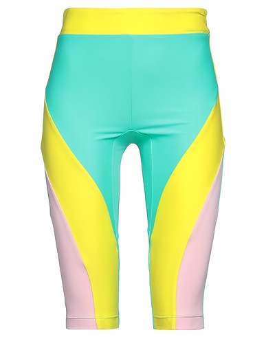 AMEN Shorts & Bermuda Light green 80% Polyamide, 20% Elastane