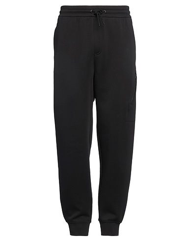 EMPORIO ARMANI Casual trouser Black 79% Cotton, 17% Polyester, 4% Elastane