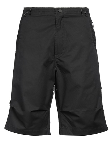 MAHARISHI Shorts & Bermuda Black 66% Organic cotton, 34% Recycled polyester