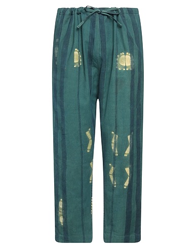 11.11 / ELEVEN ELEVEN Casual trouser VERDE PETROLIO 100% Cotton