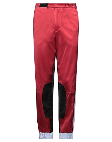 DRIES VAN NOTEN Casual trouser Burgundy 67% Viscose, 33% Cotton