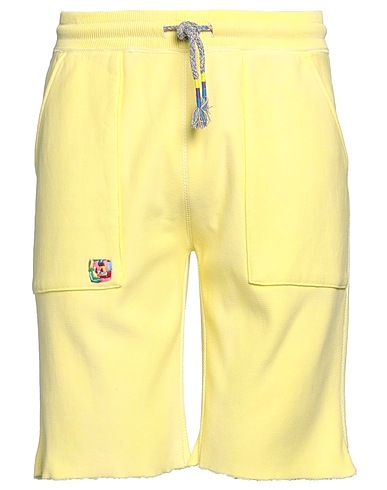 TWO HANDS Shorts & Bermuda Pastel yellow 100% Cotton