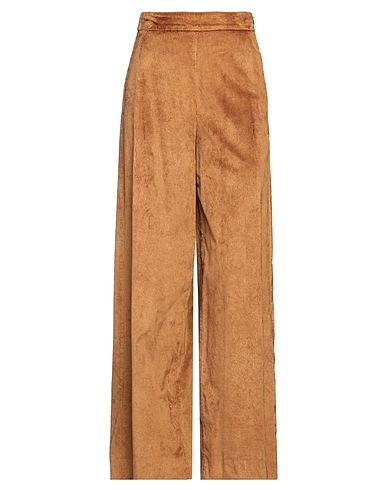 ALESSIA SANTI Casual trouser Camel 54% Viscose, 24% Cotton, 20% Polyester, 2% Elastane