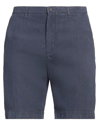 120% LINO Shorts & Bermuda Navy 100% Linen