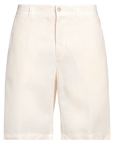 120% LINO Σορτς + Βερμουδες Off white 100% Λινό