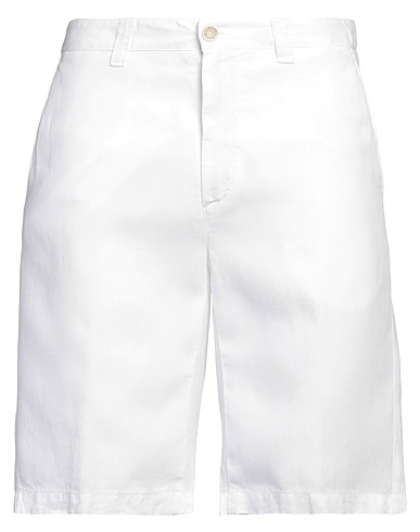 120% LINO Shorts & Bermuda Bianco 100% Lino