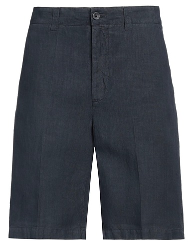120% LINO ショートパンツ＆バミューダパンツ ネイビー リネン 100%