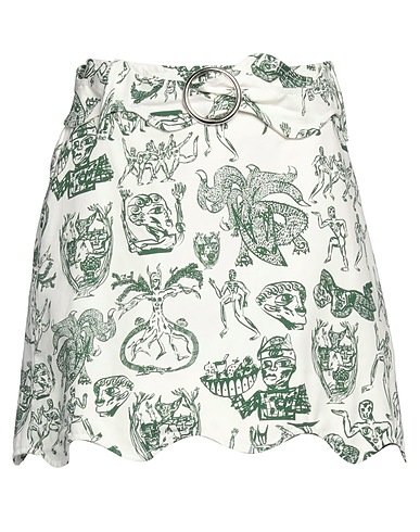 CHARLES JEFFREY LOVERBOY Minigonna Off white 100% Cotone