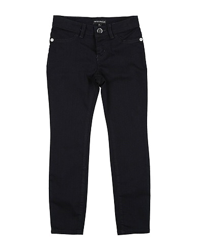 EMPORIO ARMANI Denim trousers Midnight blue 74% Cotton, 24% Polyester, 2% Elastane