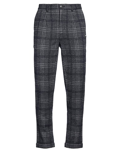 SUN 68 Casual trouser Midnight blue 50% Polyester, 25% Wool, 25% Cotton