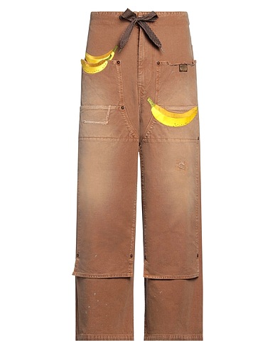 KAPITAL Casual pants Brown 100% Cotton, Polyester