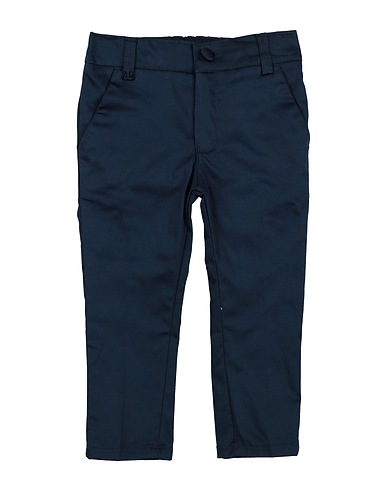 MANUELL & FRANK Casual trouser Navy blue 97% Cotton, 3% Elastane