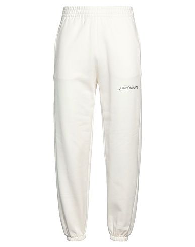 HINNOMINATE Casual pants Off white 100% Cotton