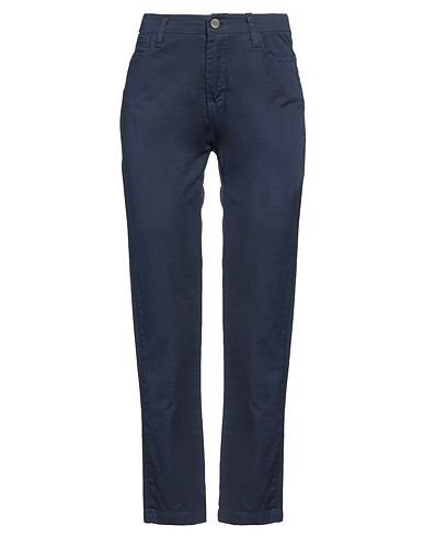 LE STREGHE Casual trouser Midnight blue 97% Cotton, 3% Elastane