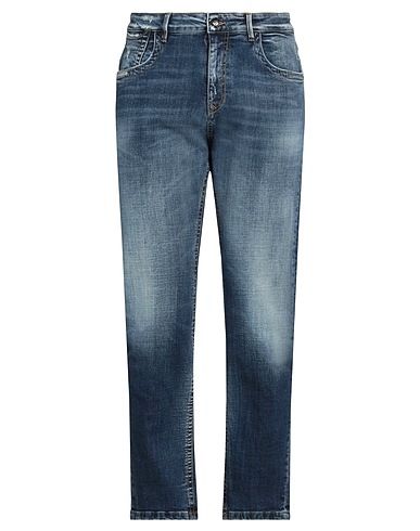 TAKE-TWO Denim pants Blue 98% Cotton, 2% Elastane