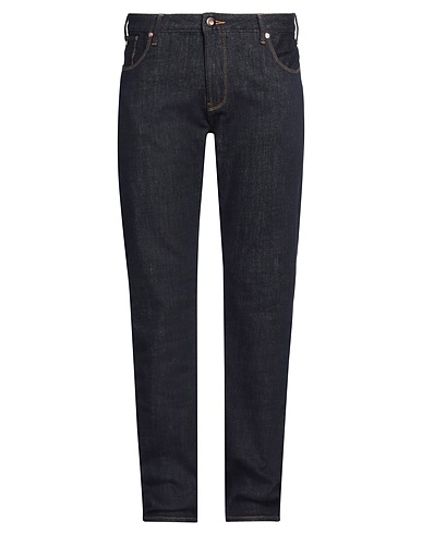 EMPORIO ARMANI Denim trousers Blue 94% Cotton, 5% Polyester, 1% Elastane