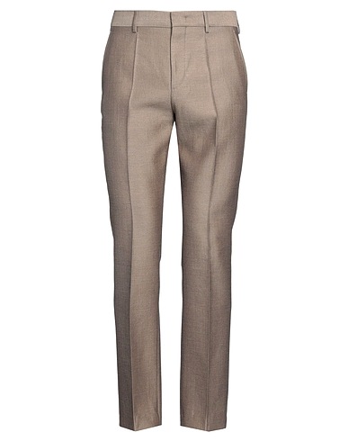 VALENTINO GARAVANI Casual pants Khaki 88% Virgin Wool, 12% Silk