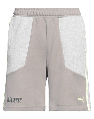 PUMA x PLEASURES Shorts & Bermuda Light grey 100% Cotton