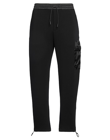 EMPORIO ARMANI Pantalone Nero 76% Cotone, 18% Poliestere, 6% Elastan, Poliammide, Poliuretano