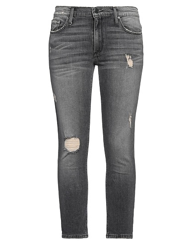 BLACK ORCHID Denim trousers Black 98% Cotton, 2% Elastane