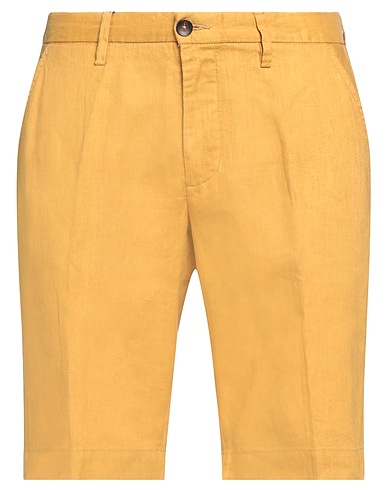 MARKUP Shorts y Bermudas Mostaza 100% Lino
