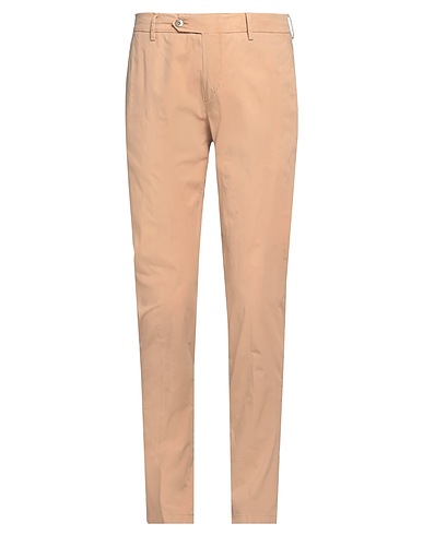 BE ABLE Casual pants Beige 96% Cotton, 4% Elastane