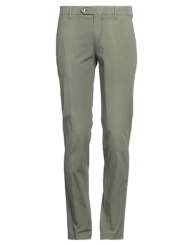BE ABLE Casual pants Military green 96% Cotton, 4% Elastane