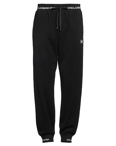 DOLCE&GABBANA Casual trouser Black 88% Cotton, 12% Polyester, Elastane