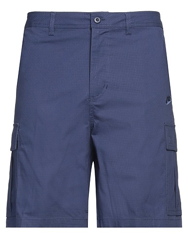 NIKE Shorts & Bermuda Navy 97% Cotton, 3% Elastane