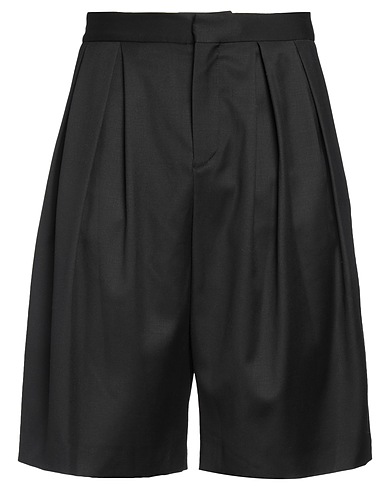 BALMAIN Shorts & Bermuda Black 100% Wool