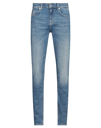 KARL LAGERFELD JEANS Denim trousers Blue 99% Organic cotton, 1% Elastane