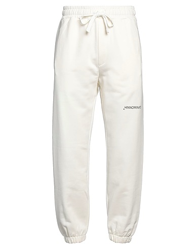 HINNOMINATE Casual pants Off white 100% Cotton
