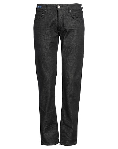 DW DENIM WORLD Denim pants Black 98% Cotton, 2% Elastane
