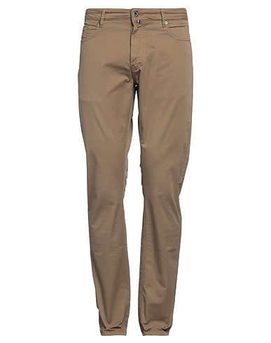U.S.POLO ASSN. Casual trouser Military green 98% Cotton, 2% Elastane