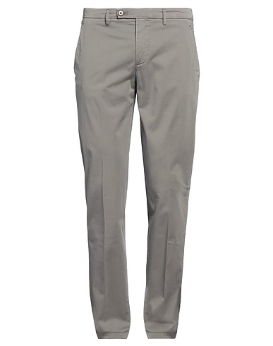 SPARVIERI Casual pants Grey 97% Cotton, 3% Elastane