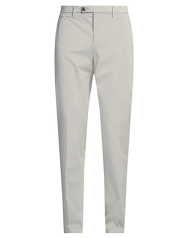 SPARVIERI Casual trouser Light grey 97% Cotton, 3% Elastane