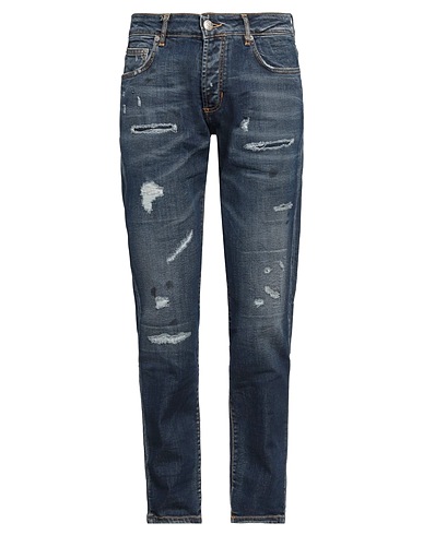 DW DENIM WORLD Jeans Blau 96% Baumwolle, 4% Elastan