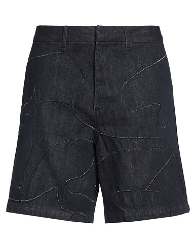 EMPORIO ARMANI Denim shorts Blue 100% Cotton, Polyester