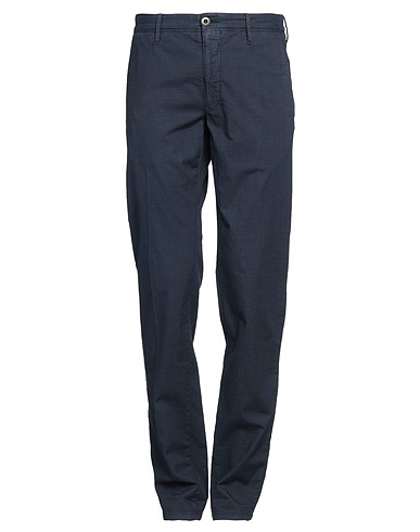 INCOTEX Casual trouser Navy blue 98% Cotton, 2% Elastane