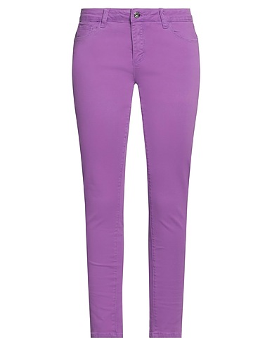 NO SECRETS Casual trouser Mauve 97% Cotton, 3% Elastane