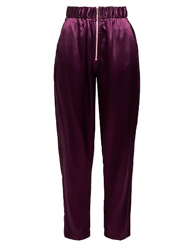 FORTE_FORTE Casual pants PRUGNA 58% Acetate, 42% Viscose