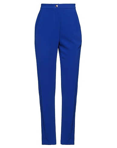 NO SECRETS Casual trouser Bright blue 95% Polyester, 5% Elastane