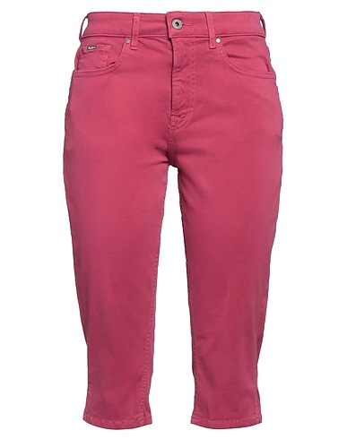 PEPE JEANS Shorts & Bermuda Magenta 97% Cotton, 3% Elastane