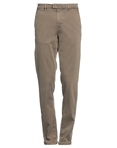 TRAMAROSSA Denim trousers Military green 87% Cotton, 9% Polyester, 4% Elastane