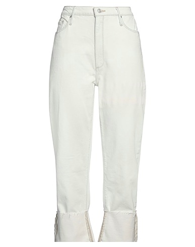 BLACK ORCHID Pantaloni jeans Off white 98% Cotone, 2% Elastan