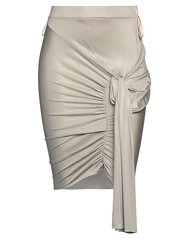 RICK OWENS LILIES Minirock Hellgrau 95% Viskose, 5% Elastan